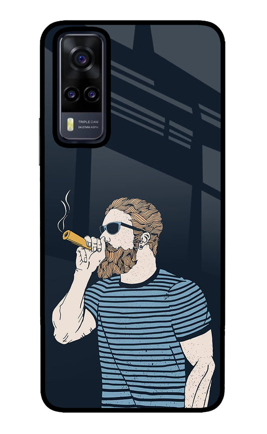 Smoking Vivo Y31 Glass Case