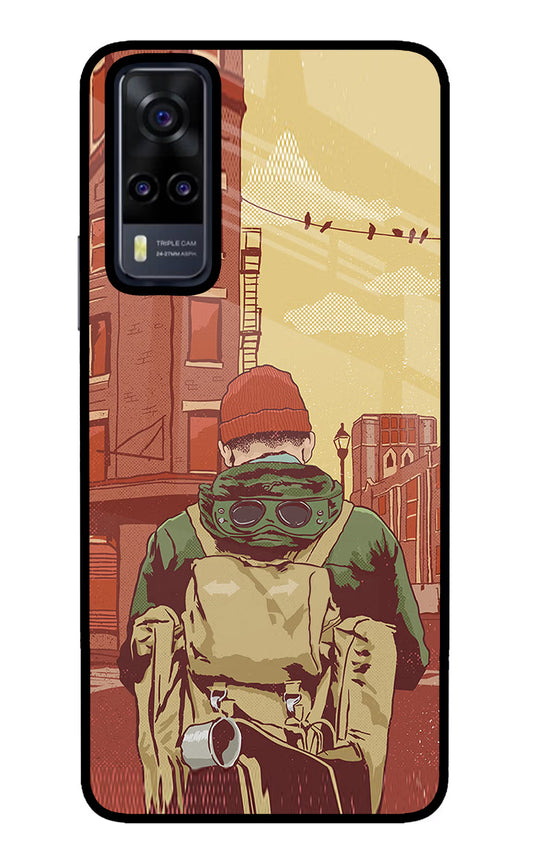 Adventurous Vivo Y31 Glass Case