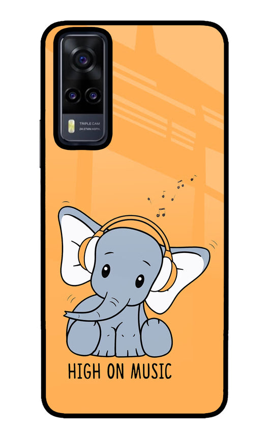 High On Music Vivo Y31 Glass Case