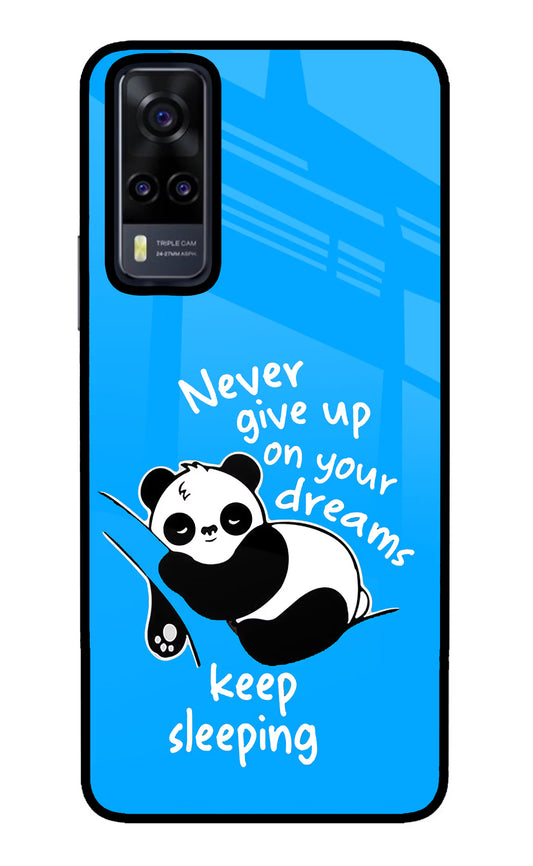 Keep Sleeping Vivo Y31 Glass Case