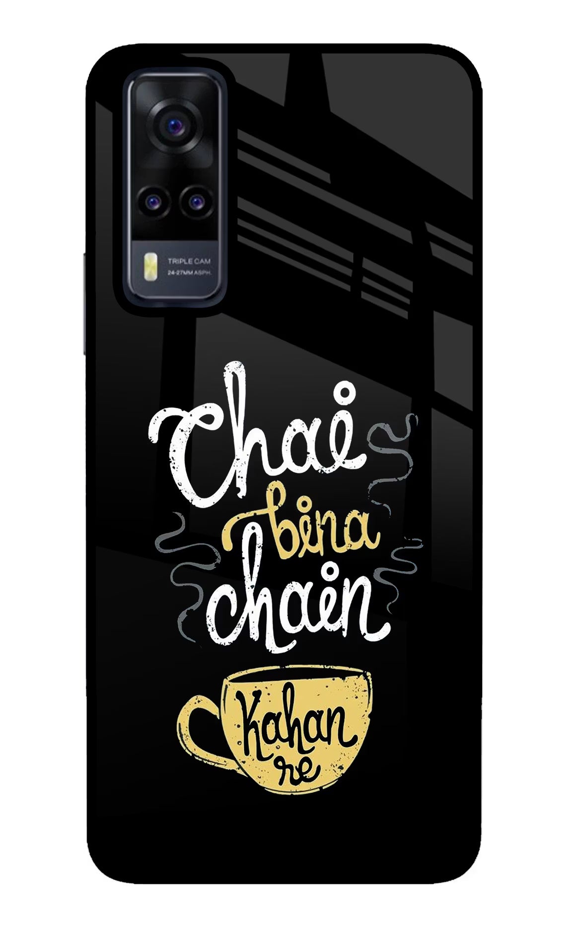 Chai Bina Chain Kaha Re Vivo Y31 Glass Case