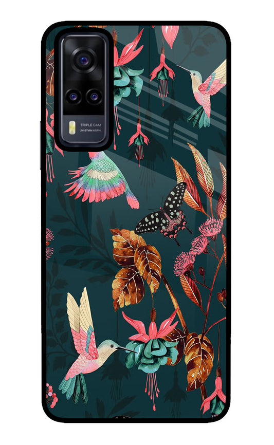Birds Vivo Y31 Glass Case