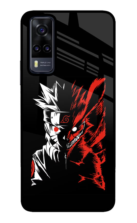 Naruto Two Face Vivo Y31 Glass Case
