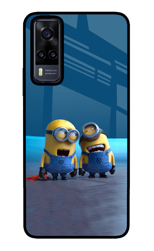 Minion Laughing Vivo Y31 Glass Case