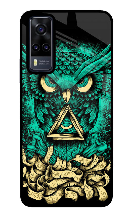 Green Owl Vivo Y31 Glass Case