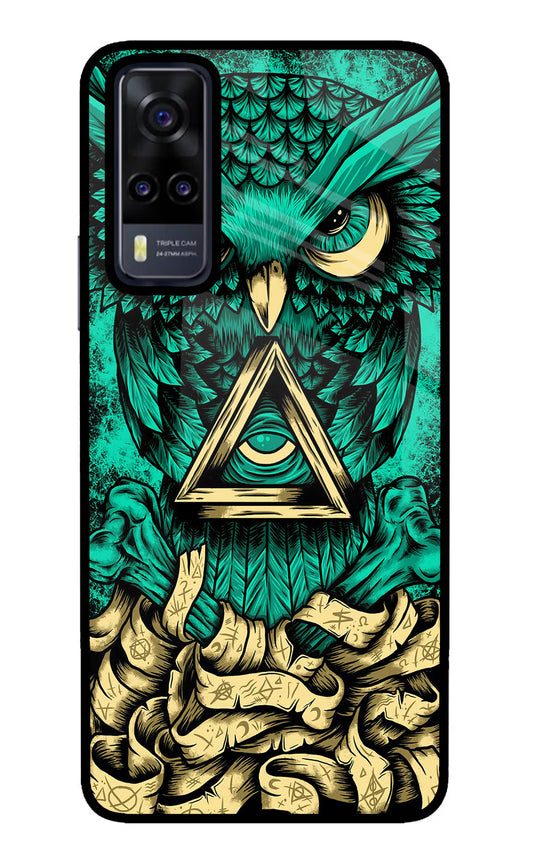 Green Owl Vivo Y31 Glass Case