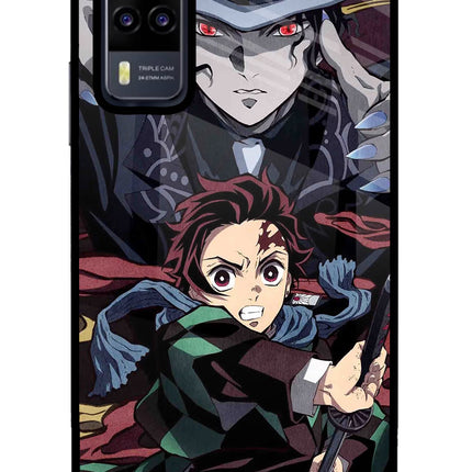 Demon Slayer Vivo Y31 Glass Case Back Cover by Casekaro