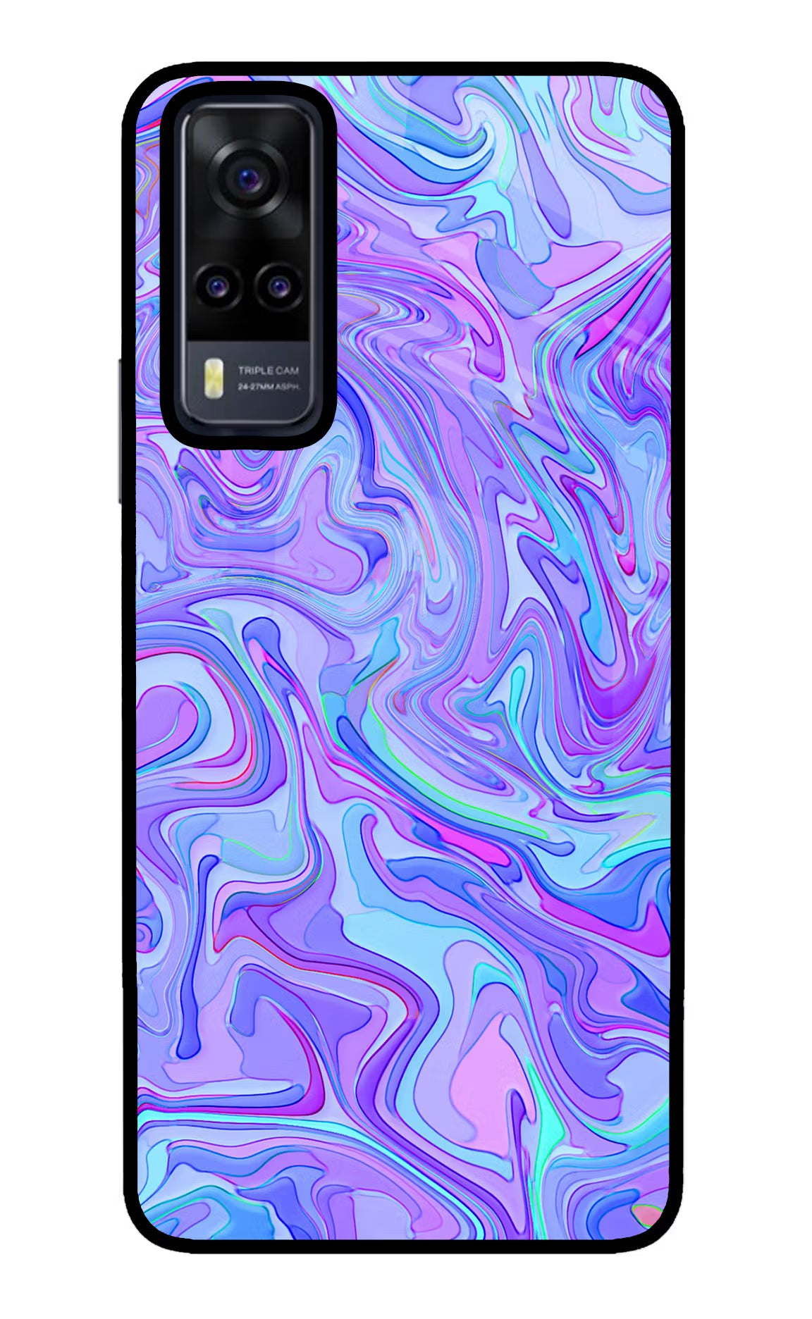 Glitter Vivo Y31 Glass Case
