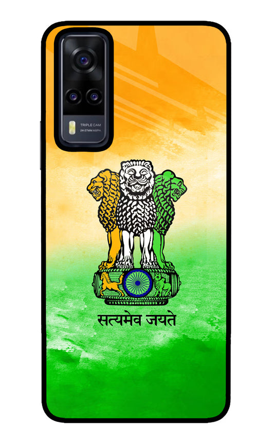 Satyamev Jayate Flag Vivo Y31 Glass Case