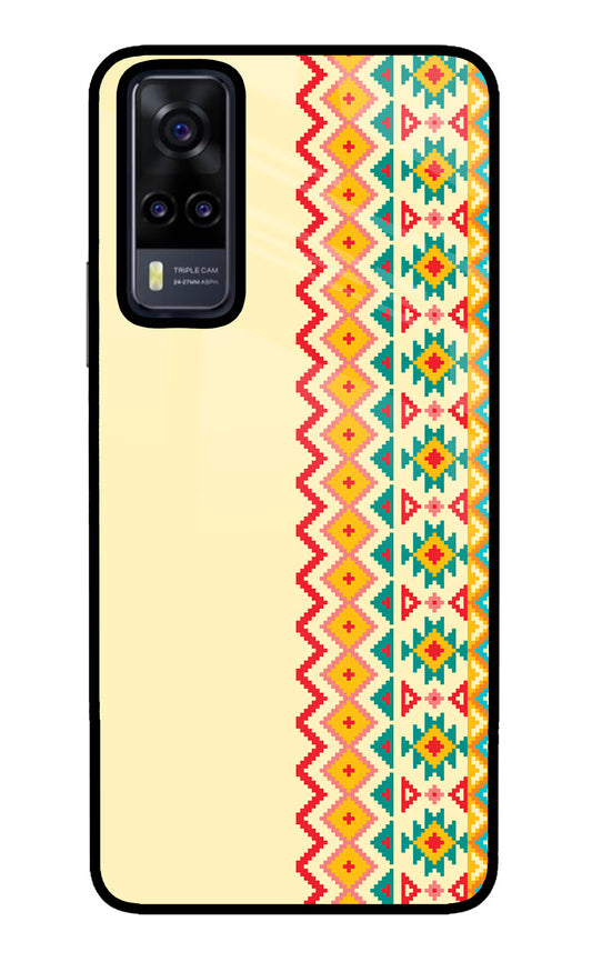 Ethnic Seamless Vivo Y31 Glass Case