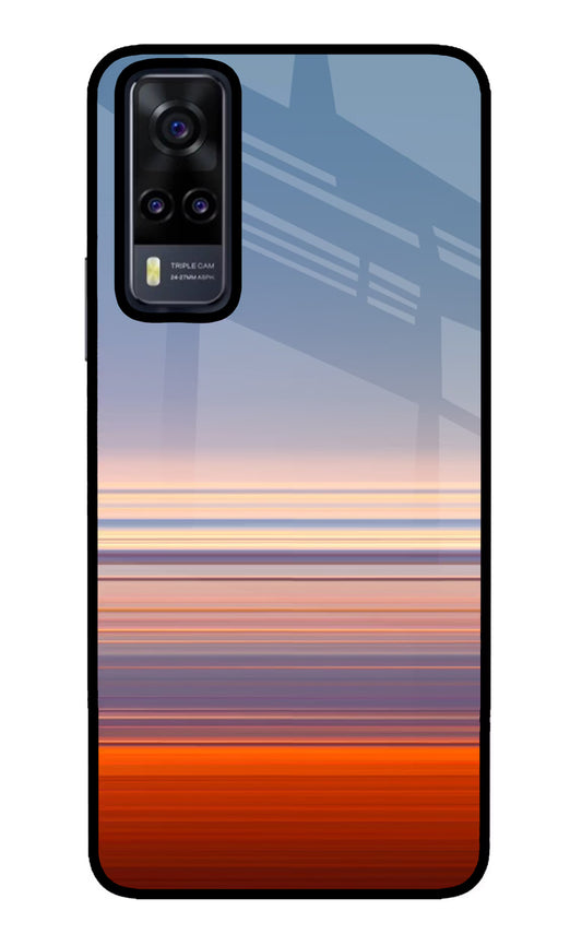 Morning Colors Vivo Y31 Glass Case