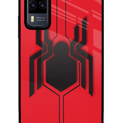 Spider Vivo Y31 Glass Case Back Cover by Casekaro