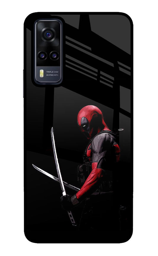 Deadpool Vivo Y31 Glass Case