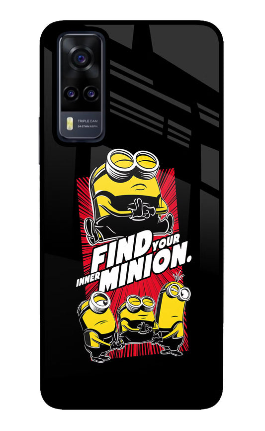 Find your inner Minion Vivo Y31 Glass Case