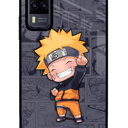 Chota Naruto Vivo Y31 Glass Case Back Cover by Casekaro
