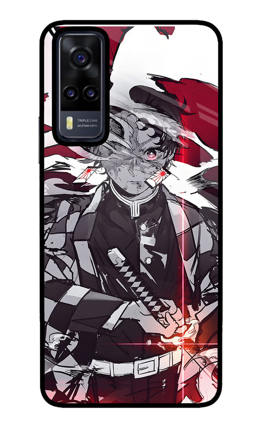 Demon Slayer Vivo Y31 Glass Case