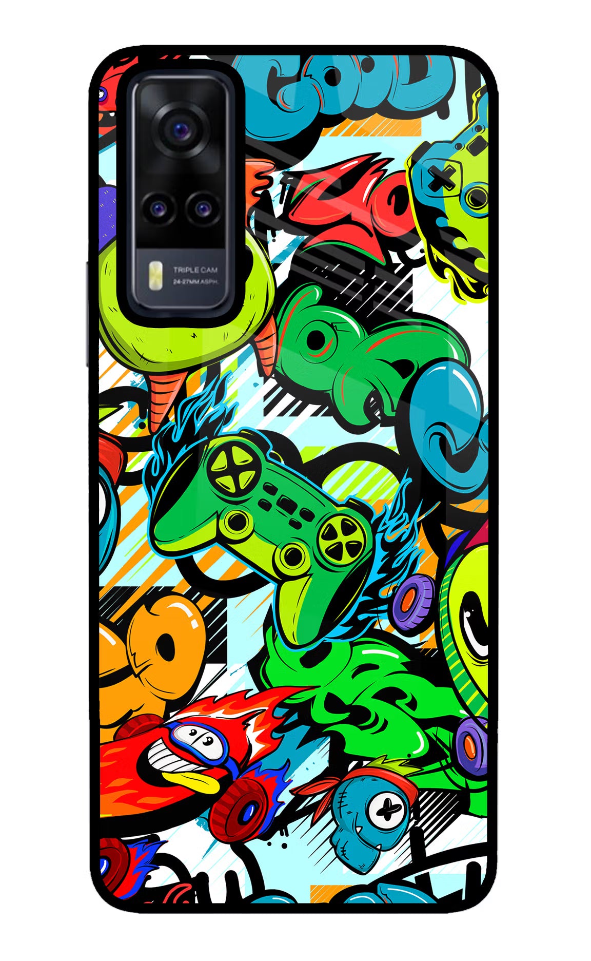 Game Doodle Vivo Y31 Glass Case