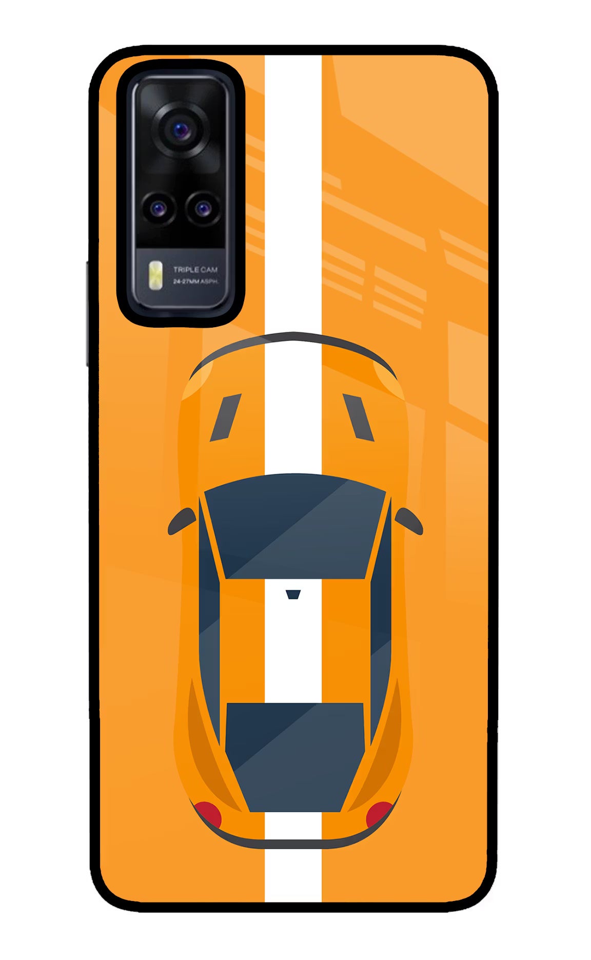 Highway Pursuit Vivo Y31 Glass Case Back Cover by Casekaro