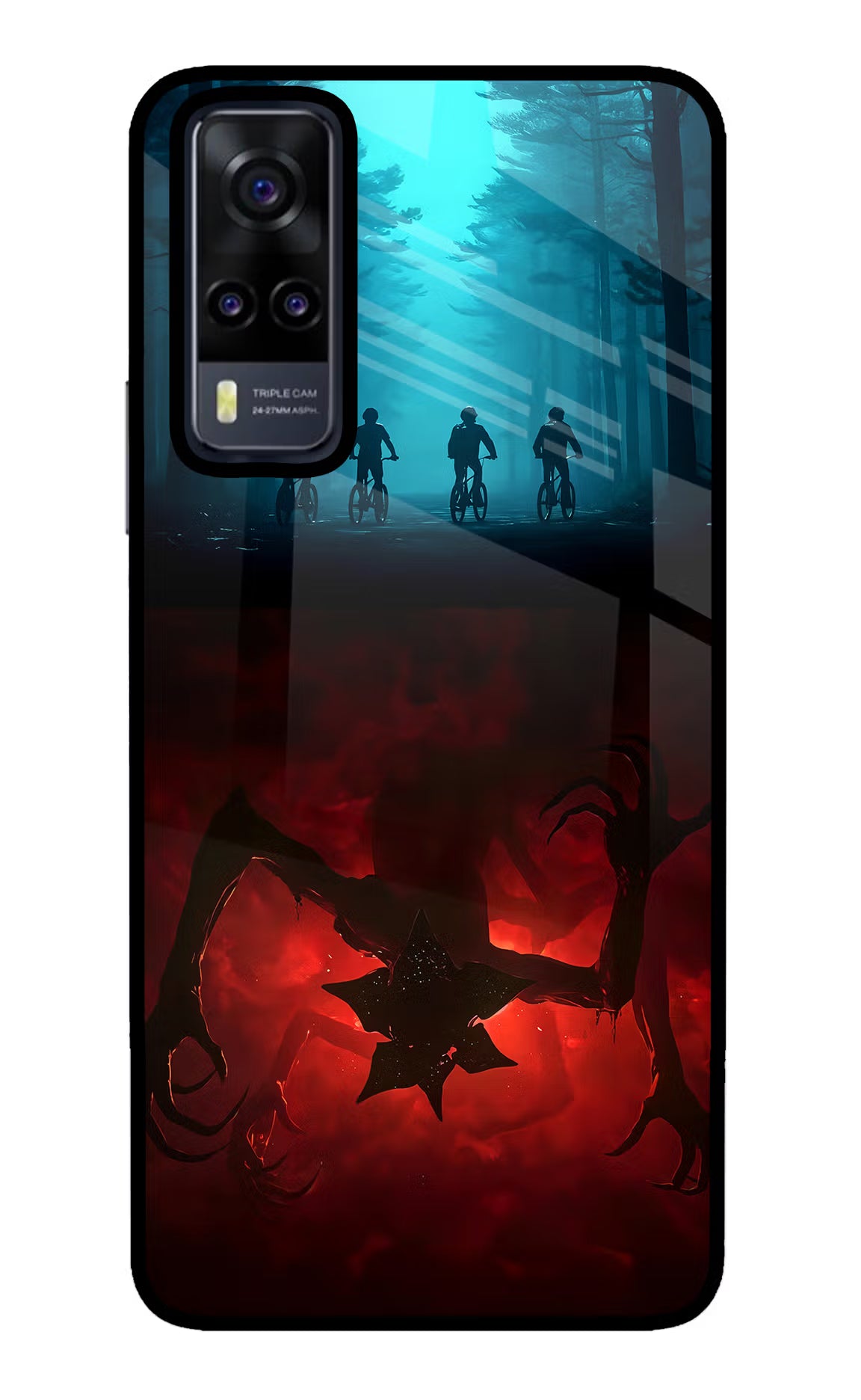 Ordinary Things Downside Up Vivo Y31 Glass Case Back Cover by Casekaro