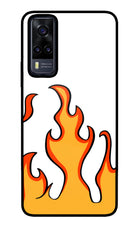 Fired Up – White Vivo Y31 Glass Case