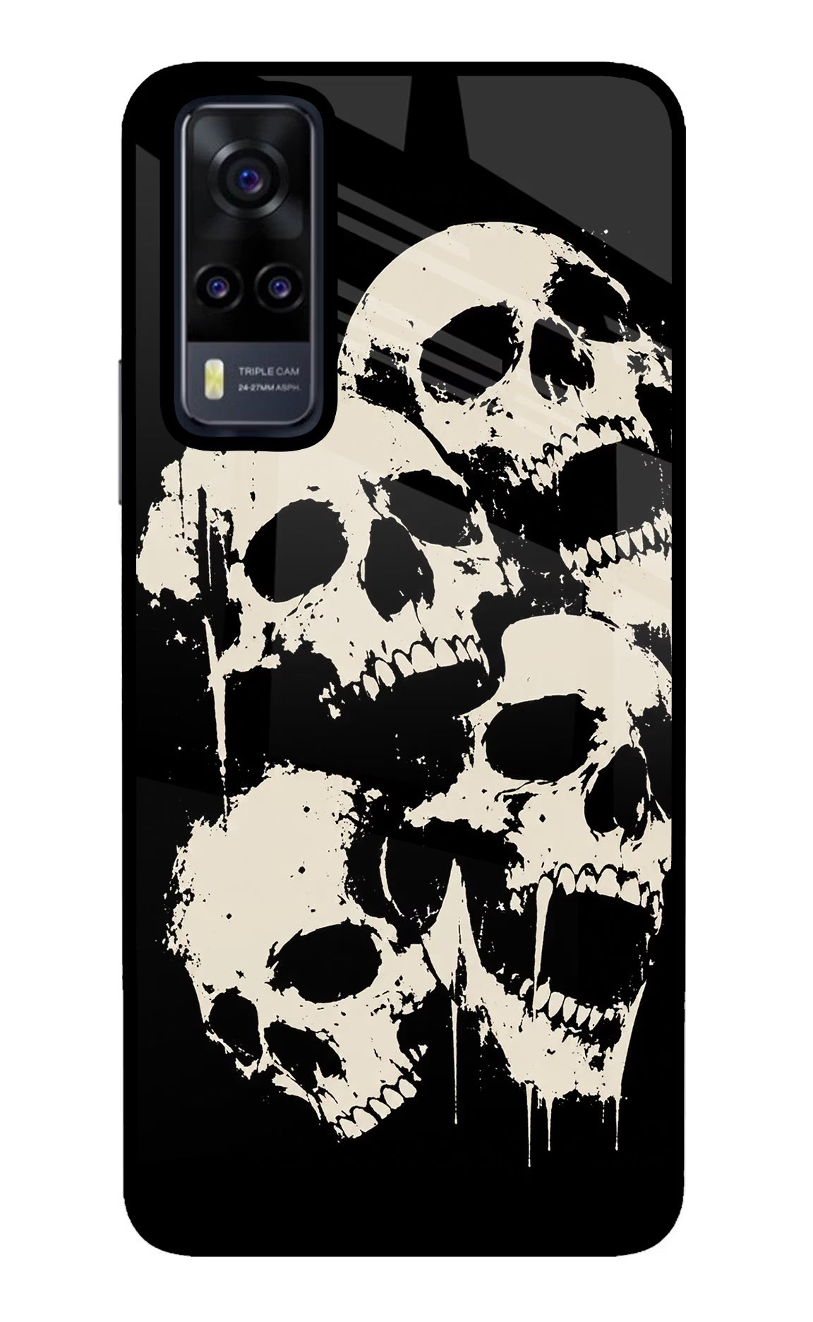 Dead Stack Vivo Y31 Glass Case Back Cover by Casekaro