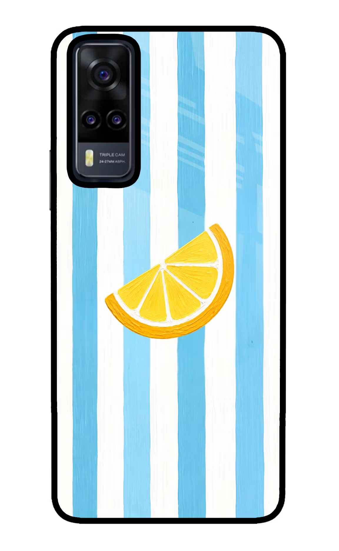 Summer Lemon Vivo Y31 Glass Case