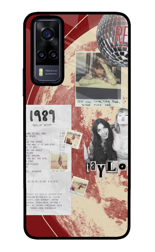 Taylor Swift Vivo Y31 Glass Case