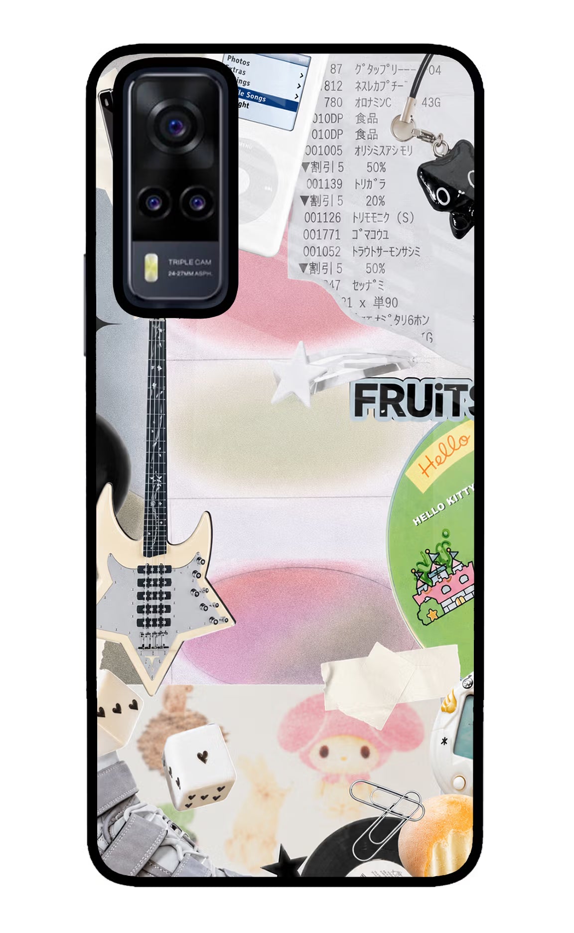 Softcore case Vivo Y31 Glass Case Back Cover by Casekaro
