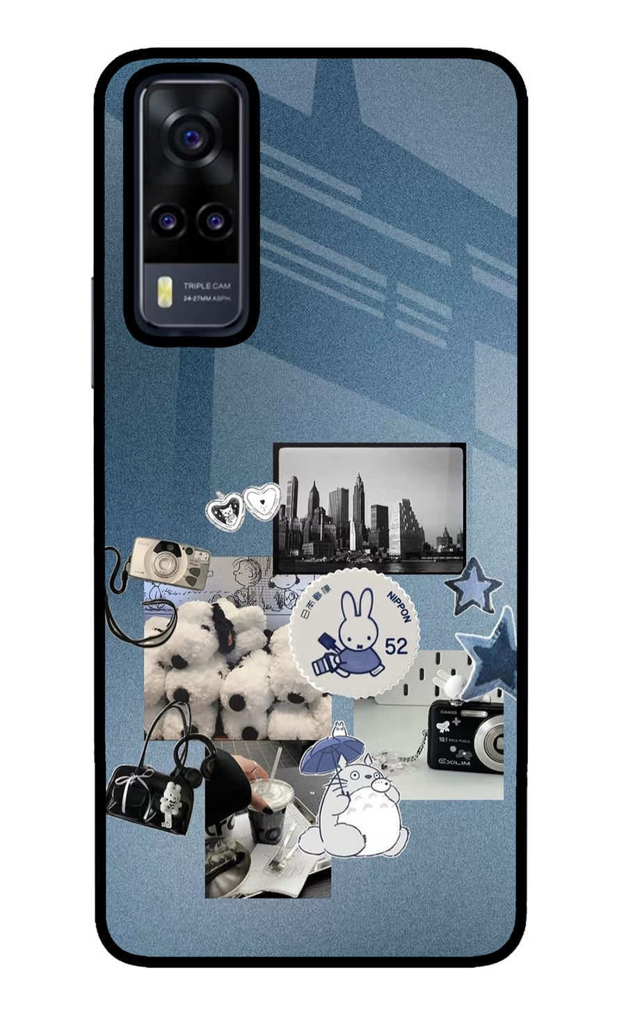 Miffy Vivo Y31 Back Cover, Glass case