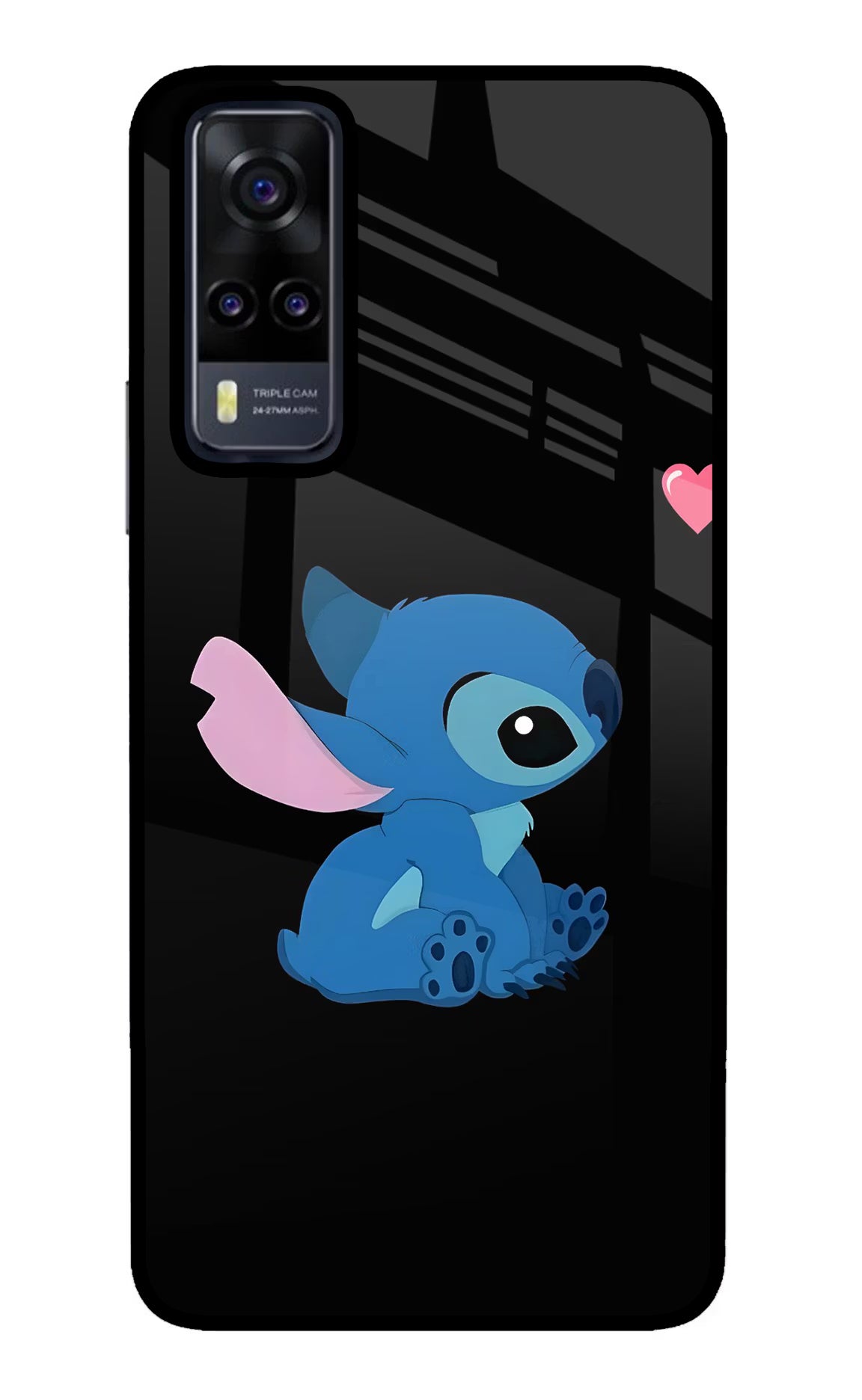 Stitch Crush Vivo Y31 Glass Case