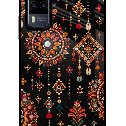 Boho Noir Vivo Y31 Glass Case