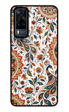 White Mayura Vivo Y31 Glass Case