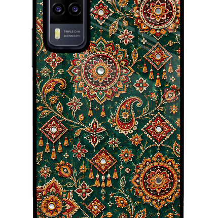 Green Pataka Vivo Y31 Glass Case