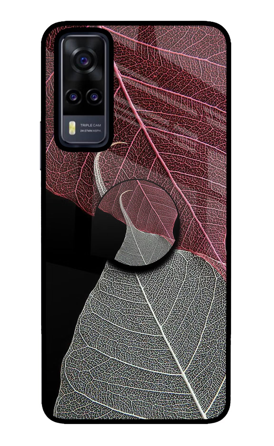 Leaf Pattern Vivo Y31 Pop Case by Casekaro