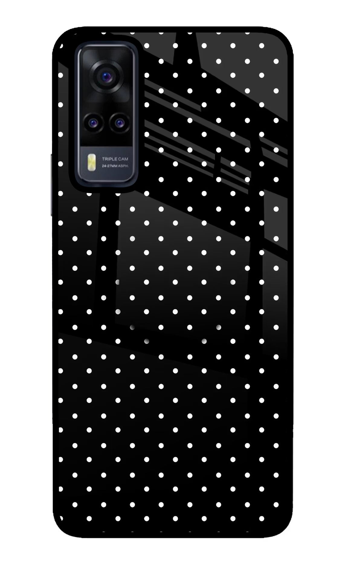 White Dots Vivo Y31 Pop Case by Casekaro
