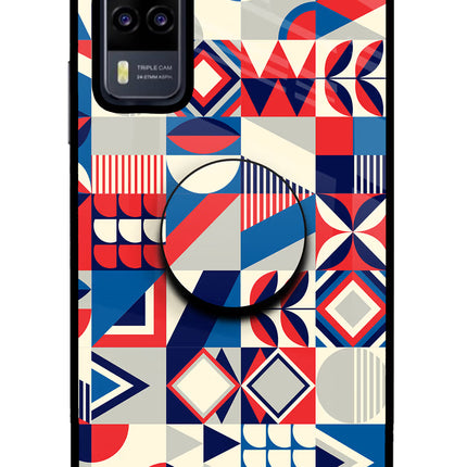 Colorful Pattern Vivo Y31 Pop Case by Casekaro
