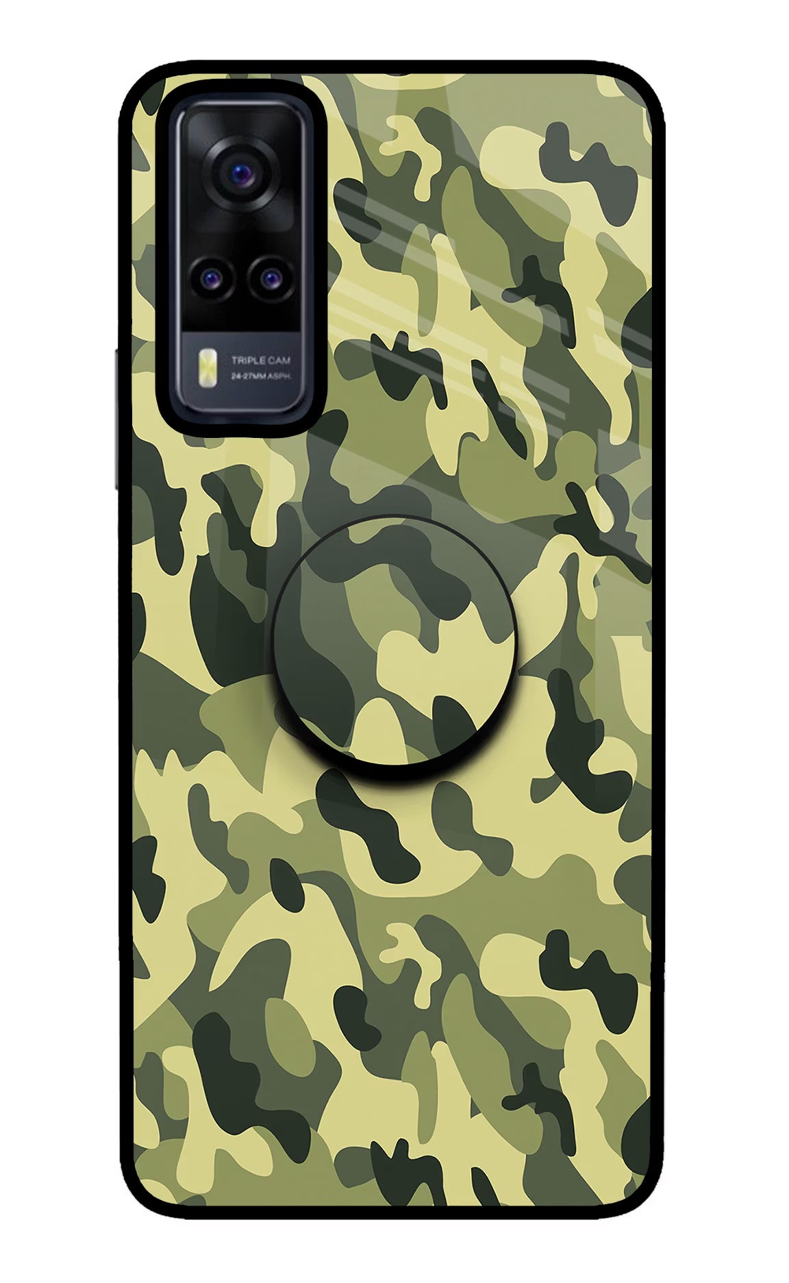 Camouflage Vivo Y31 Pop Case by Casekaro