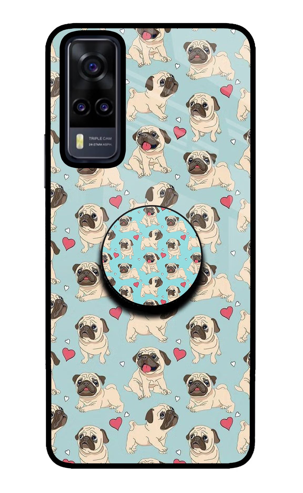Pug Dog Vivo Y31 Pop Case by Casekaro