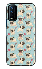 Pug Dog Vivo Y12s Glass Case