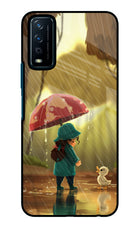 Rainy Day Vivo Y12s Glass Case