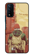 Adventurous Vivo Y12s Glass Case