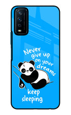 Keep Sleeping Vivo Y12s Glass Case