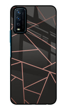 Geometric Pattern Vivo Y12s Glass Case
