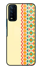 Ethnic Seamless Vivo Y12s Glass Case
