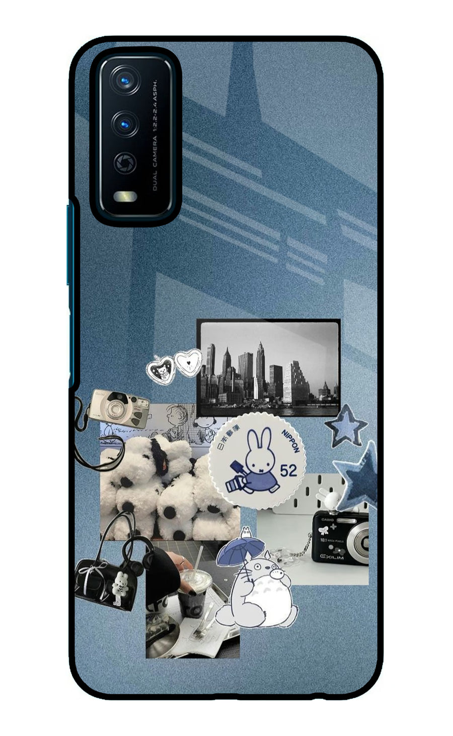 Miffy Vivo Y12s Back Cover, Glass case