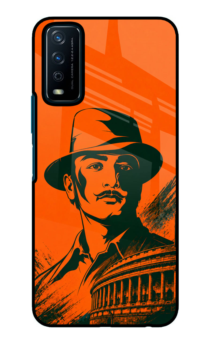Bhagat Singh Legacy Vivo Y12s Back Cover, Glass case