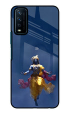 Cosmic Krishna Vivo Y12s Glass Case