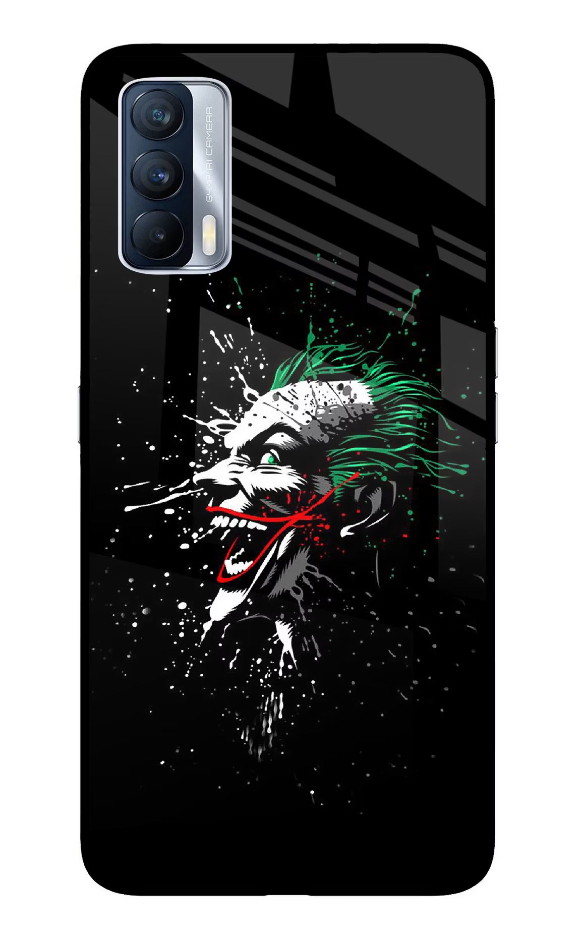 Joker Realme X7 Glass Case Back Cover by Casekaro