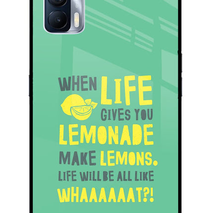 Quote Realme X7 Glass Case Back Cover by Casekaro