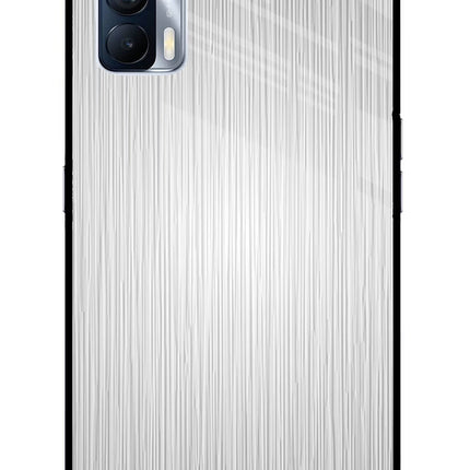 Wooden Grey Texture Realme X7 Glass Case Back Cover by Casekaro